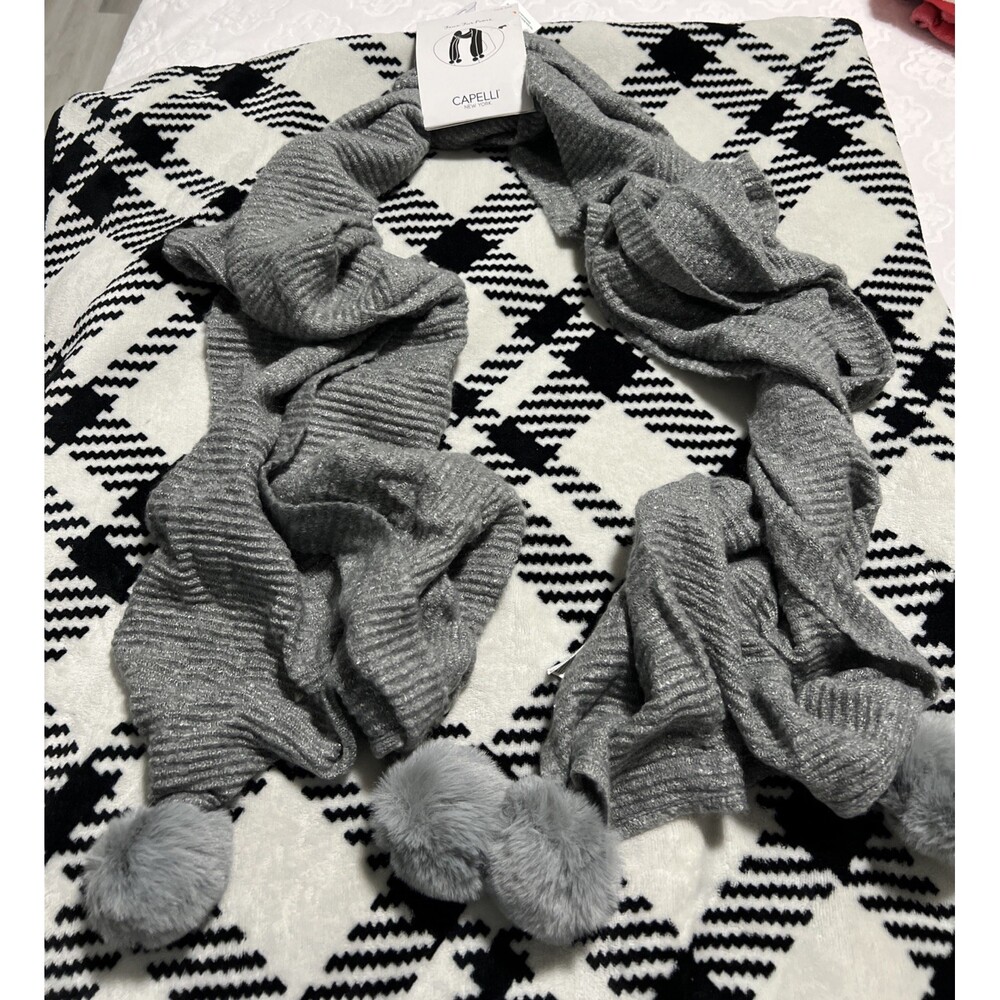 Capelli New York Scarf Grey NWT